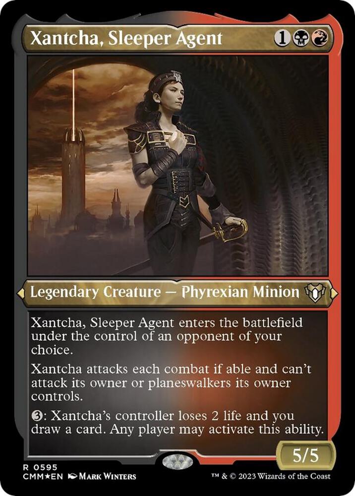 Xantcha, Sleeper Agent (Foil Etched) [Commander Masters] 595