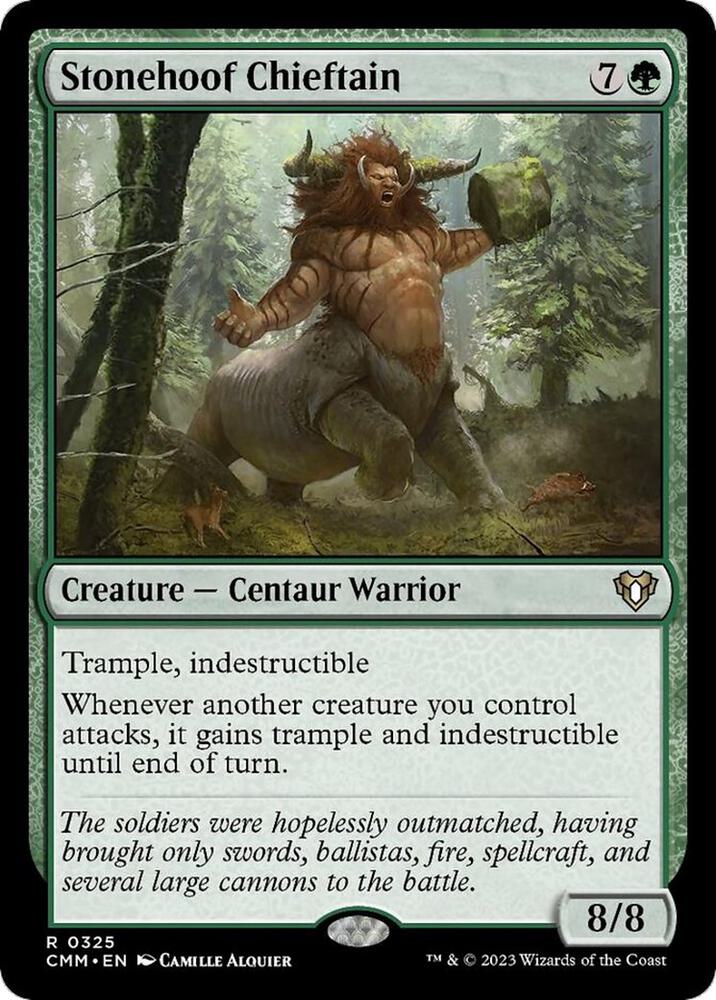 Stonehoof Chieftain [Commander Masters] 325