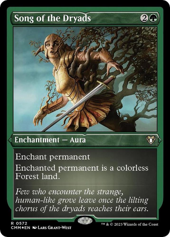 Song of the Dryads (Foil Etched) [Commander Masters] 572