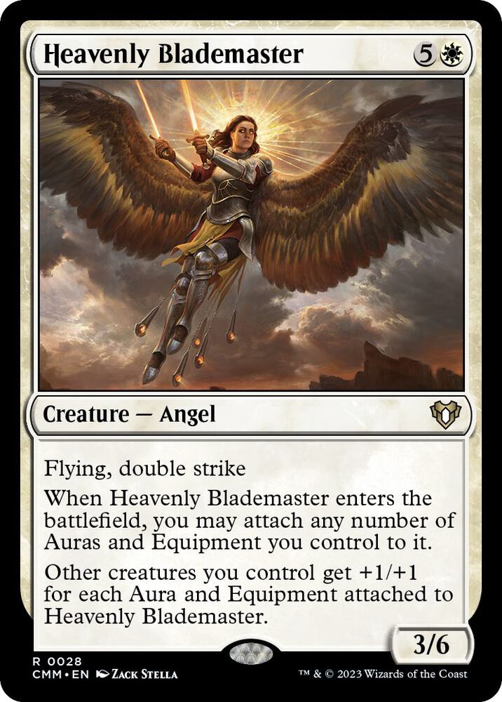 Heavenly Blademaster [Commander Masters] 28
