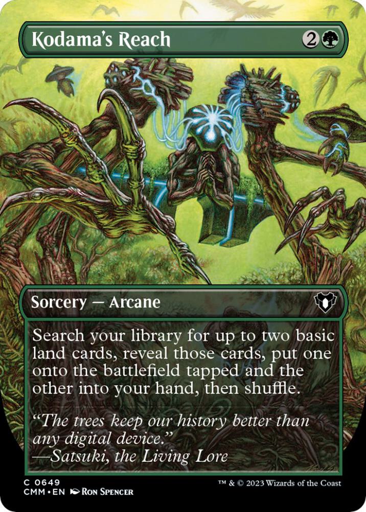 Kodama's Reach (Borderless) [Commander Masters] 649