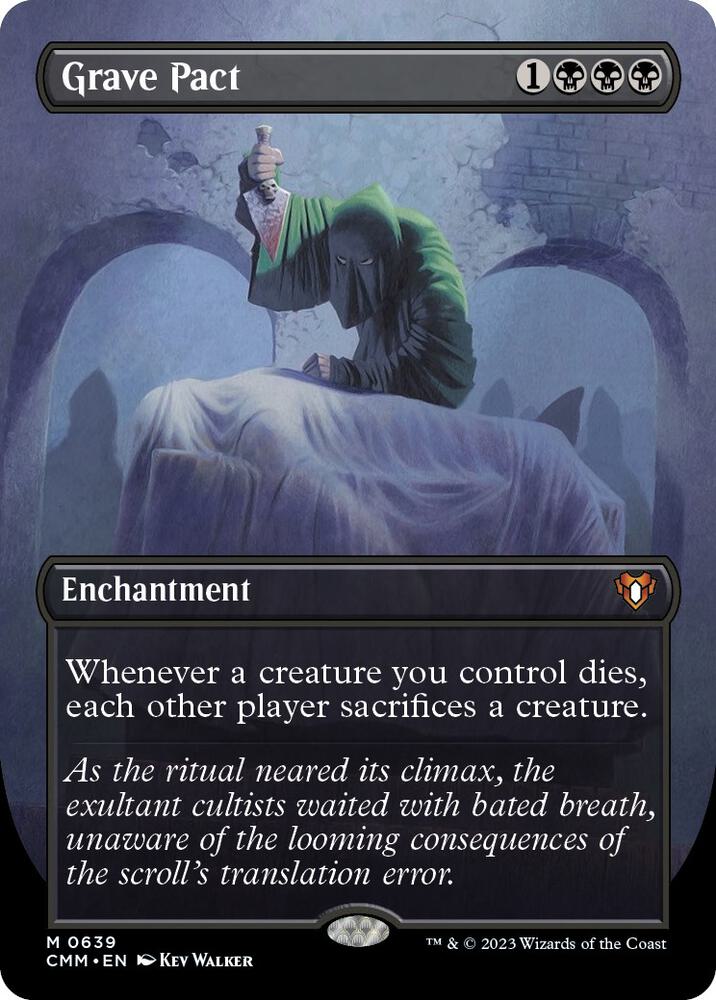 Grave Pact (Borderless) [Commander Masters] 639