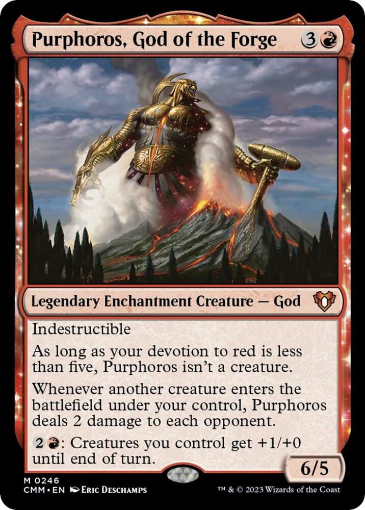 Purphoros, God of the Forge [Commander Masters] 246