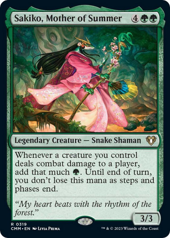 Sakiko, Mother of Summer [Commander Masters] 319