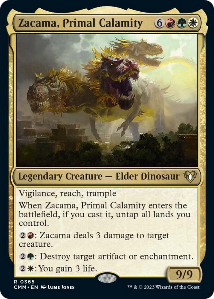 Zacama, Primal Calamity [Commander Masters] 365