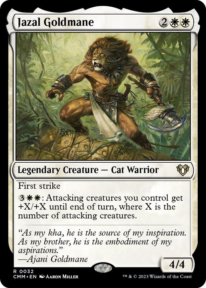 Jazal Goldmane [Commander Masters] 32