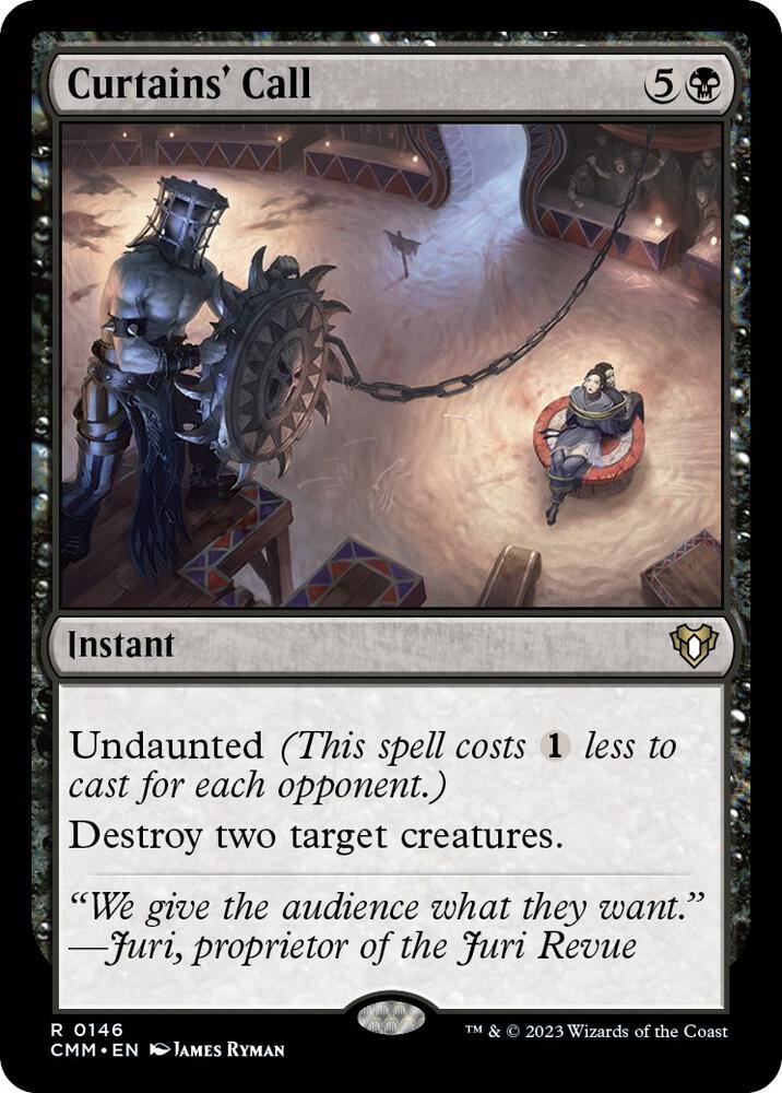 Curtains' Call [Commander Masters] 146