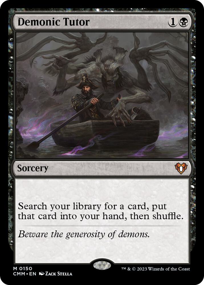 Demonic Tutor [Commander Masters] 150