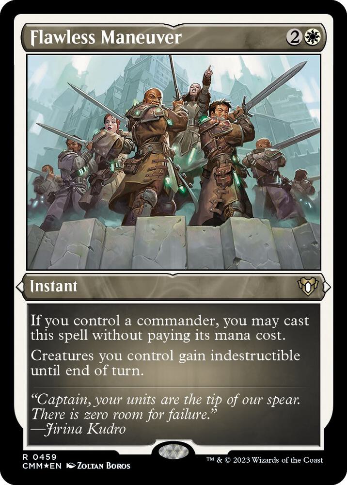 Flawless Maneuver (Foil Etched) [Commander Masters] 459