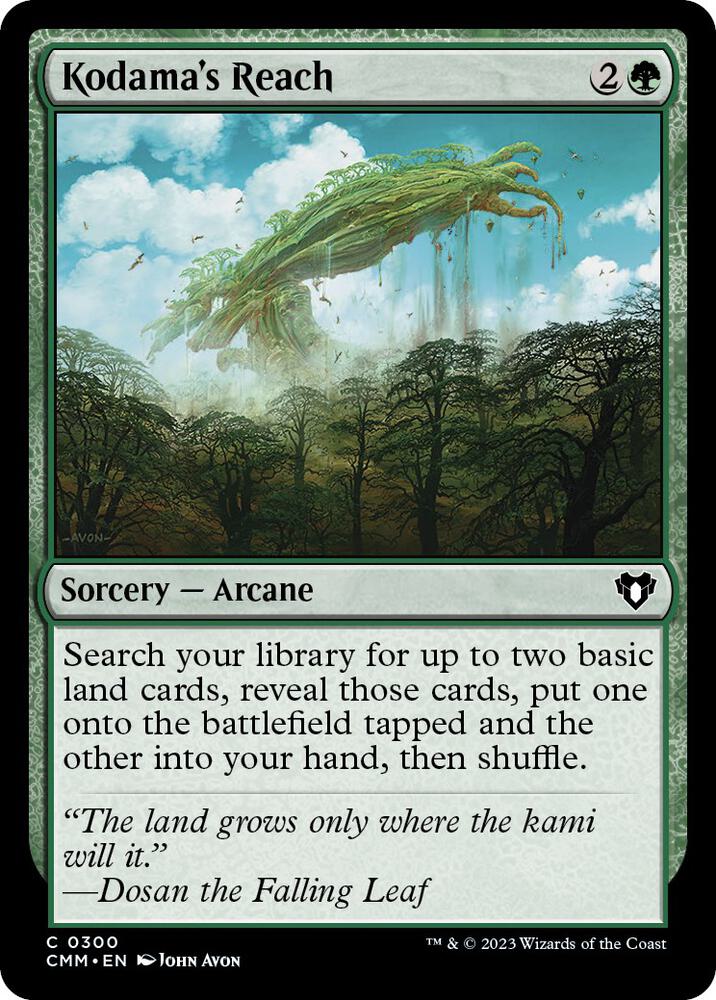 Kodama's Reach [Commander Masters] 300