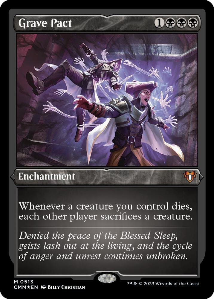 Grave Pact (Foil Etched) [Commander Masters] 513
