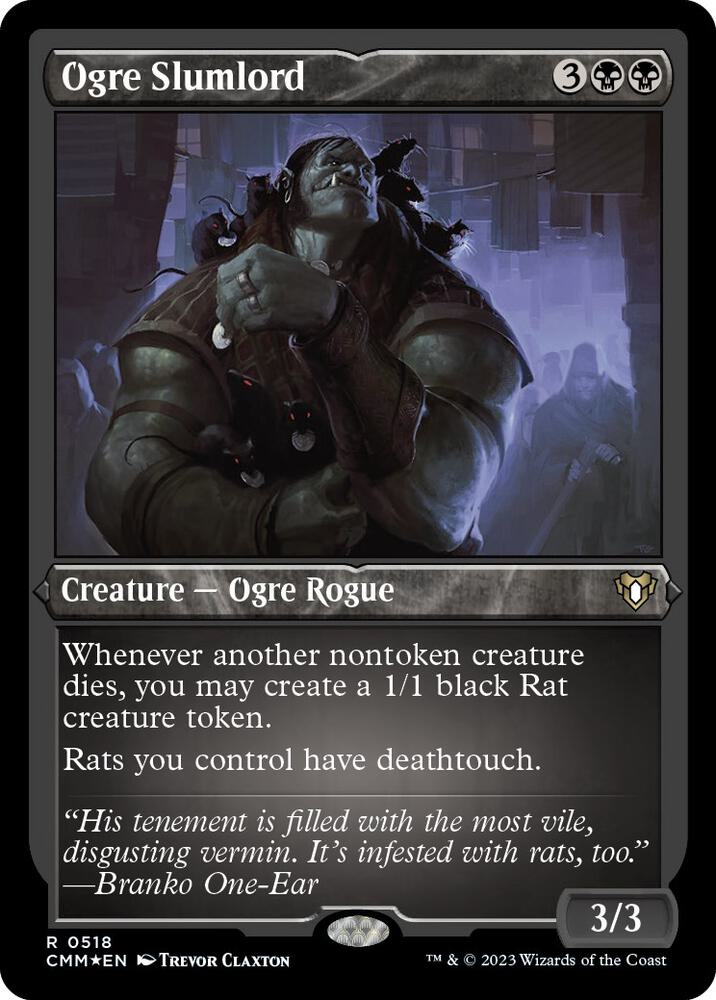 Ogre Slumlord (Foil Etched) [Commander Masters] 518