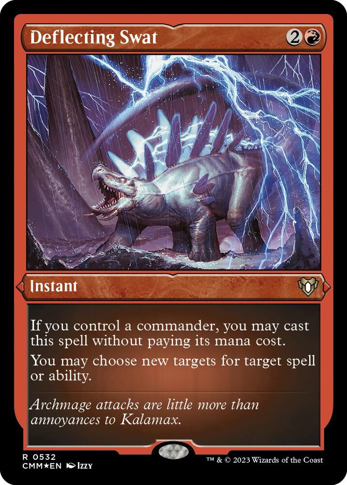Deflecting Swat (Foil Etched) [Commander Masters] 532