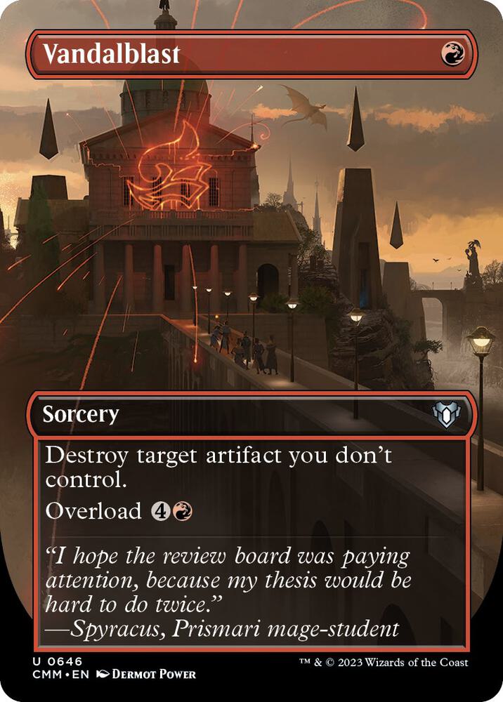 Vandalblast (Borderless) [Commander Masters] 646