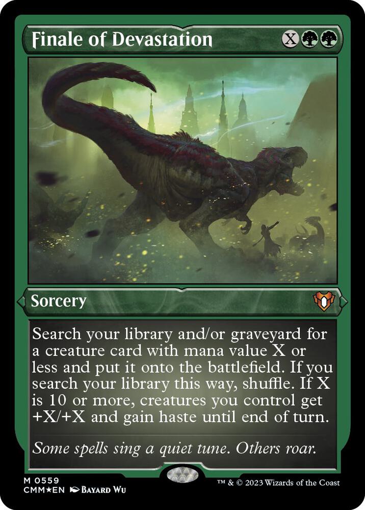 Finale of Devastation (Foil Etched) [Commander Masters] 559