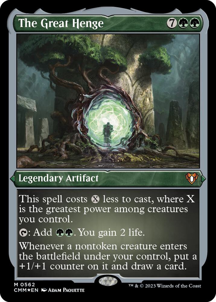 The Great Henge (Foil Etched) [Commander Masters] 562