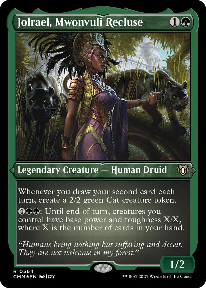 Jolrael, Mwonvuli Recluse (Foil Etched) [Commander Masters] 564