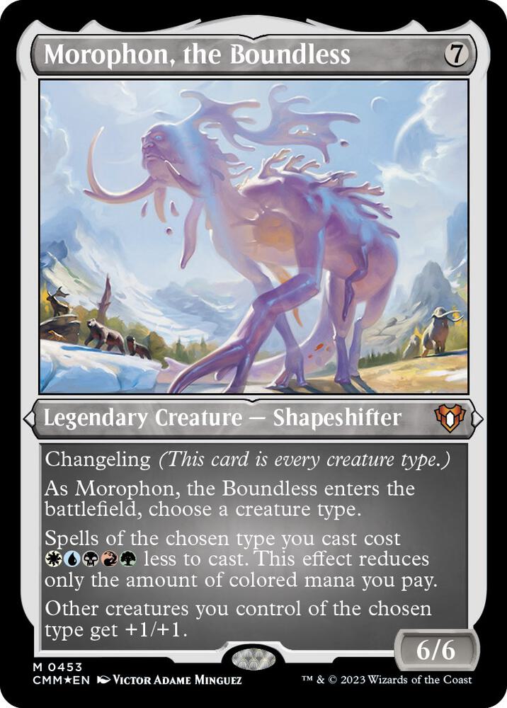 Morophon, the Boundless (Foil Etched) [Commander Masters] 453