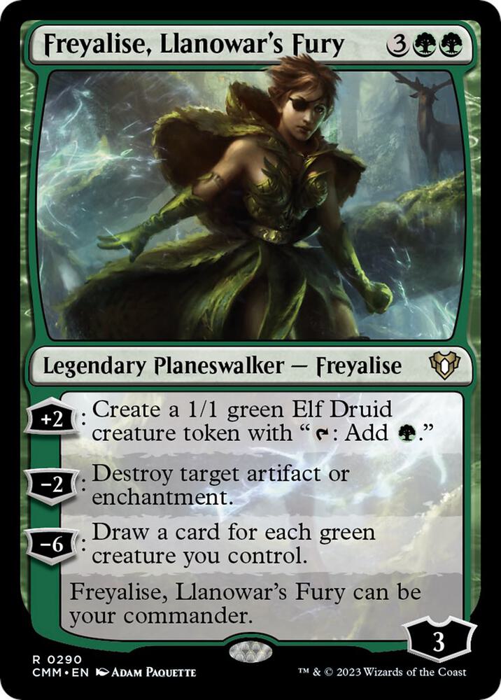 Freyalise, Llanowar's Fury [Commander Masters] 290