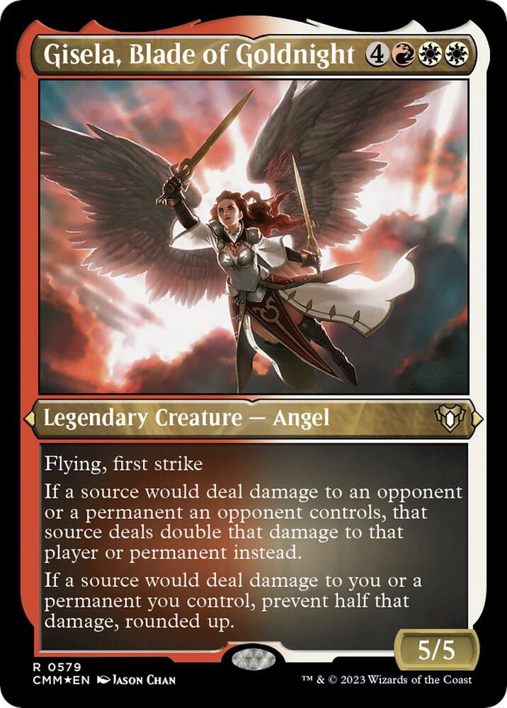 Gisela, Blade of Goldnight (Foil Etched) [Commander Masters] 579