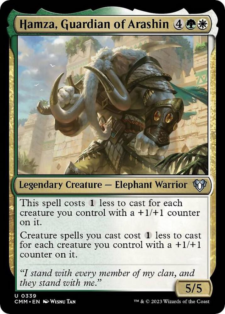 Hamza, Guardian of Arashin [Commander Masters] 339