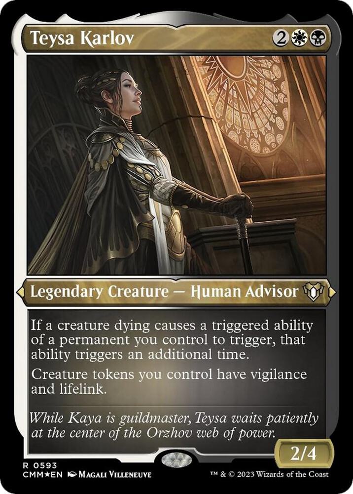 Teysa Karlov (Foil Etched) [Commander Masters] 593