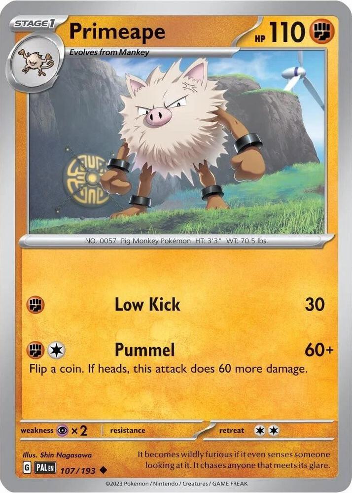Primeape - 107/193 (Cosmos Holo) [Miscellaneous Cards & Products] 107/193
