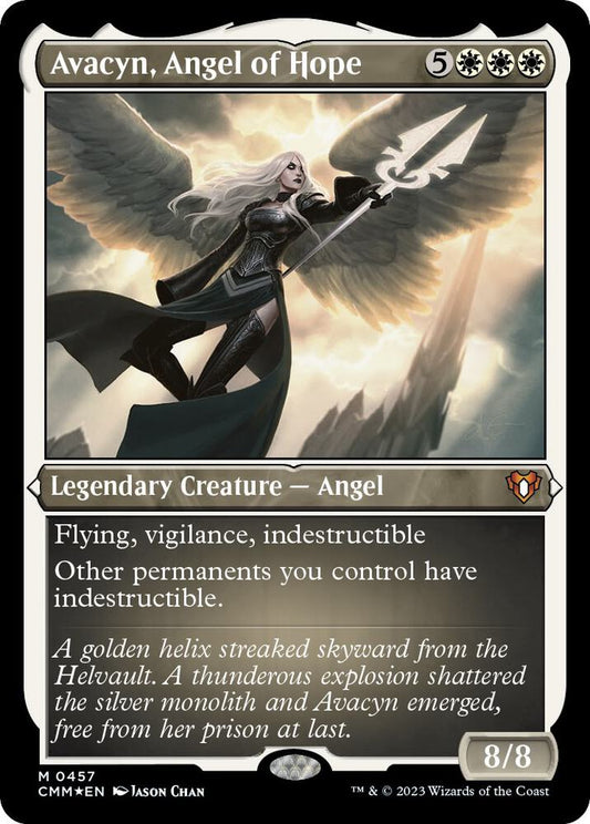 Avacyn, Angel of Hope (Foil Etched) [Commander Masters] 457