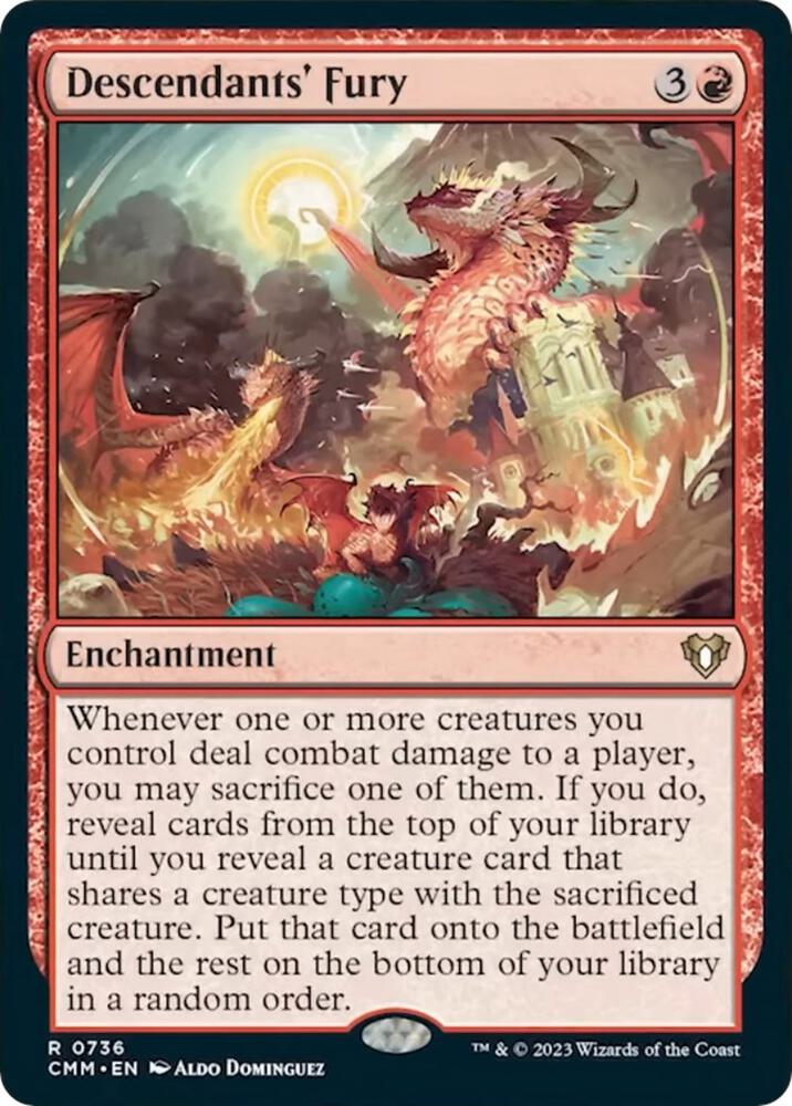 Descendants' Fury [Commander Masters] 736