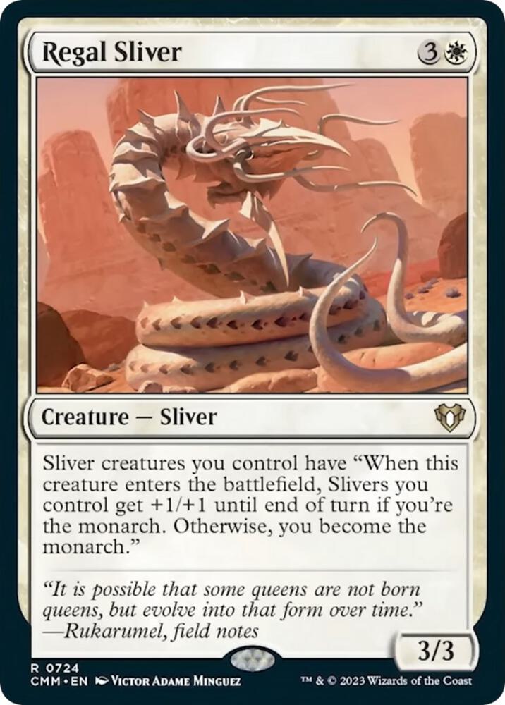 Regal Sliver [Commander Masters] 724
