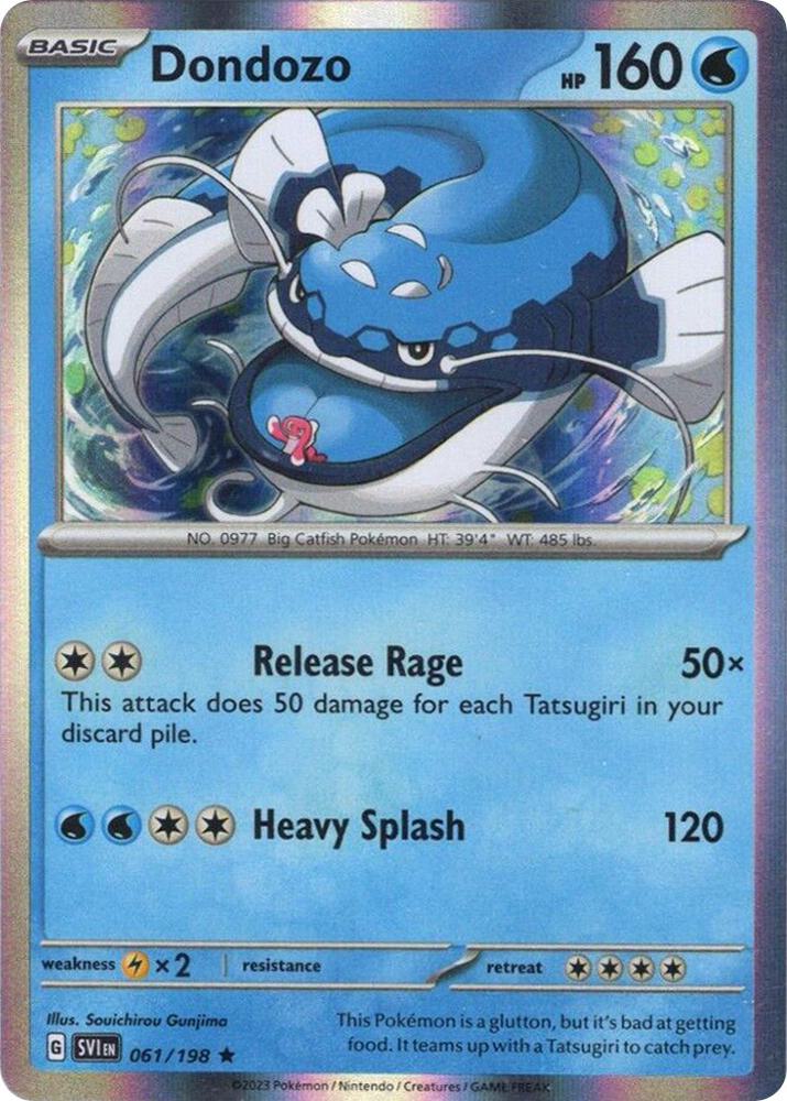 Dondozo - 061/198 (Line Holo) [Miscellaneous Cards & Products] 061/198