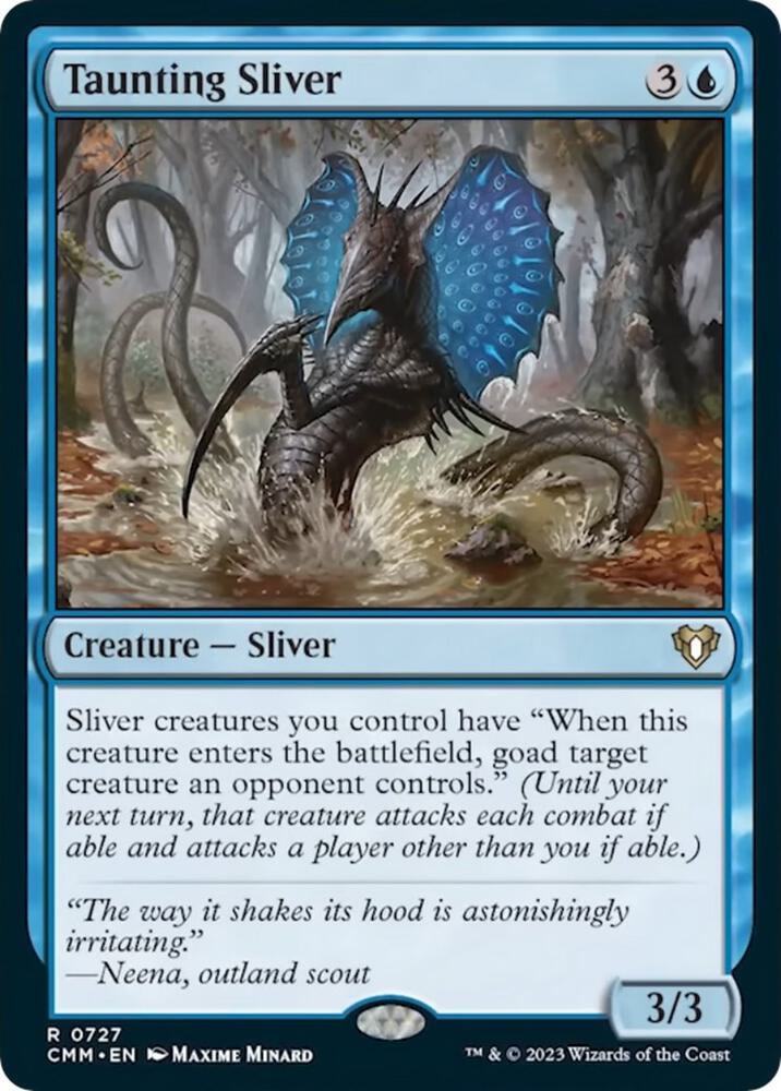 Taunting Sliver [Commander Masters] 727