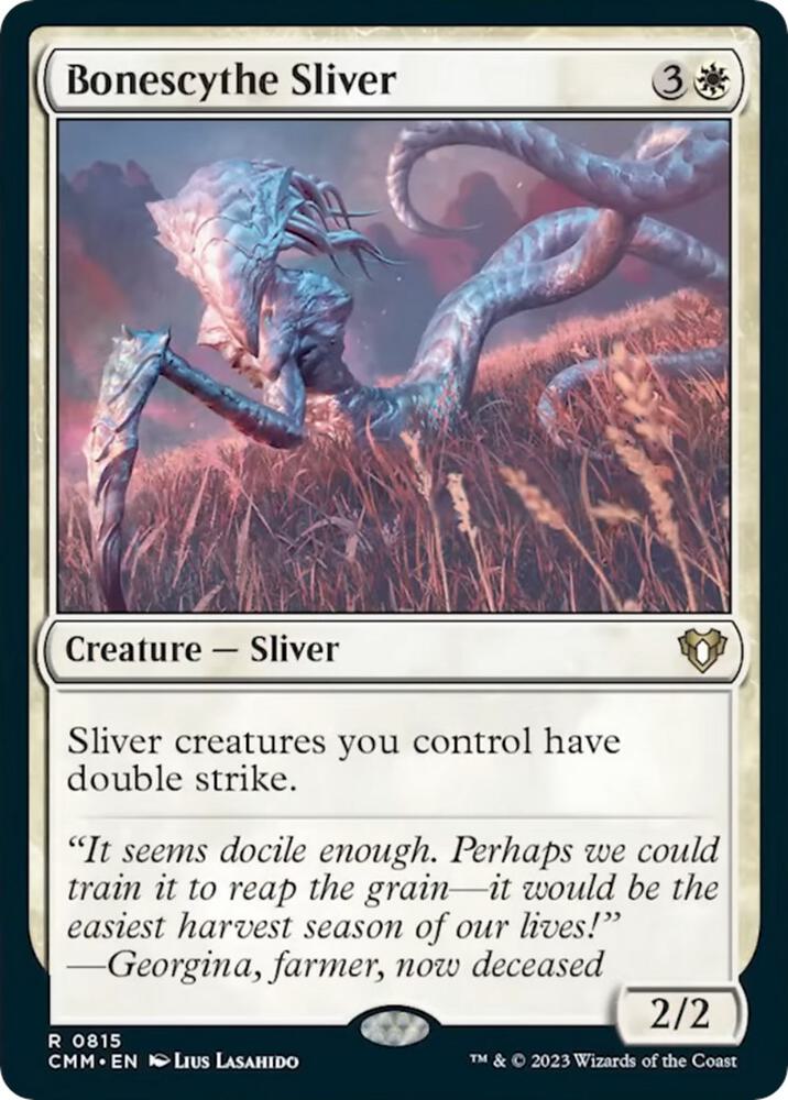 Bonescythe Sliver [Commander Masters] 815