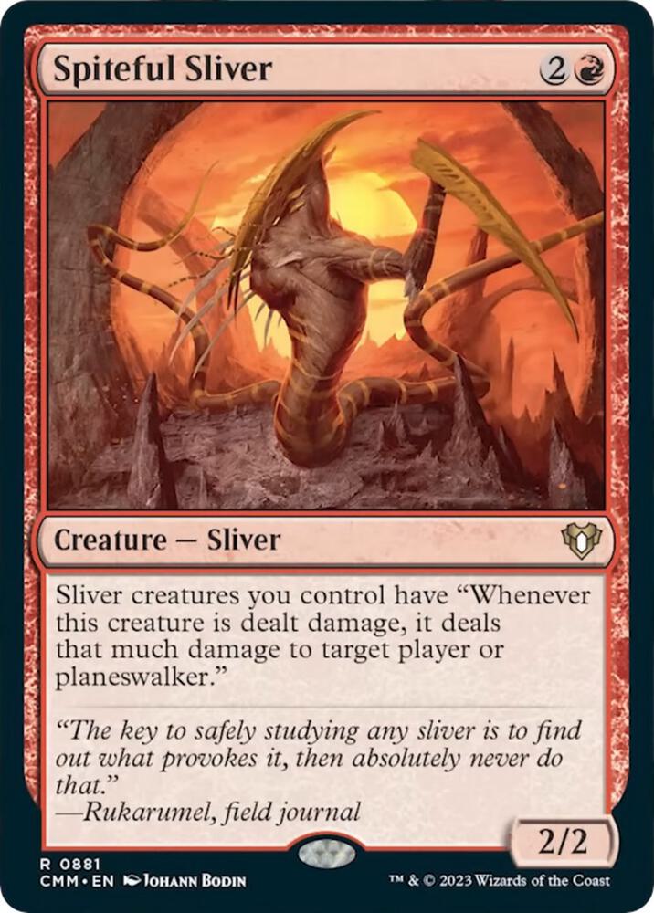Spiteful Sliver [Commander Masters] 881