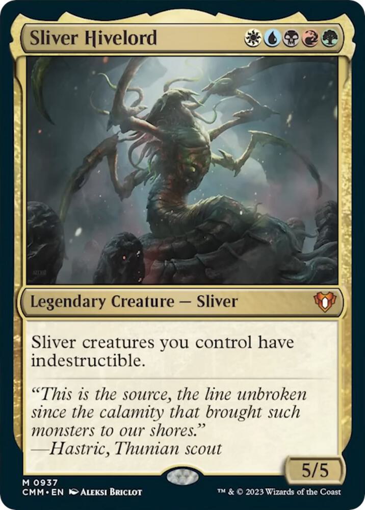 Sliver Hivelord [Commander Masters] 937