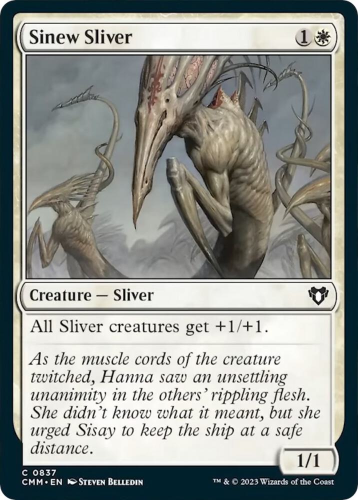 Sinew Sliver [Commander Masters] 837
