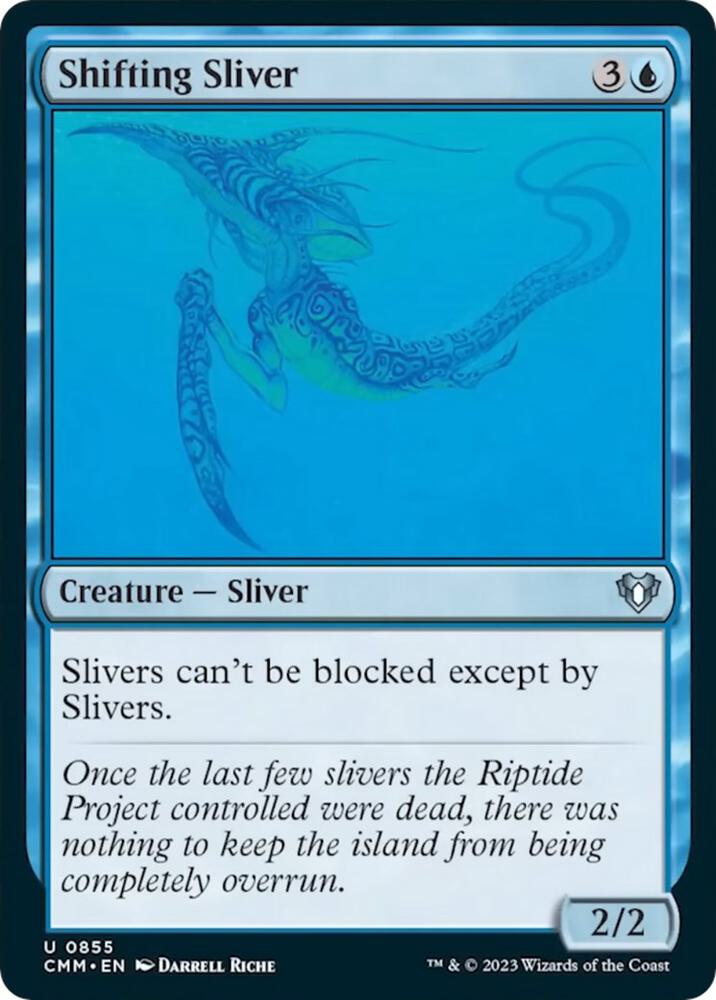 Shifting Sliver [Commander Masters] 855
