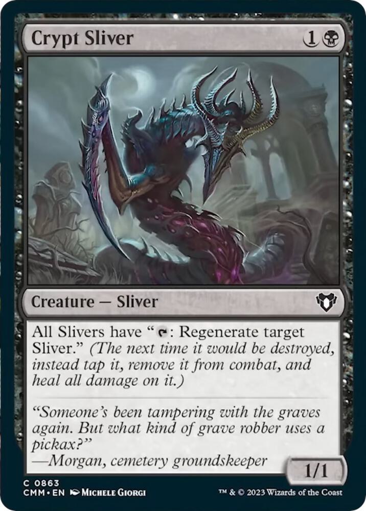 Crypt Sliver [Commander Masters] 863