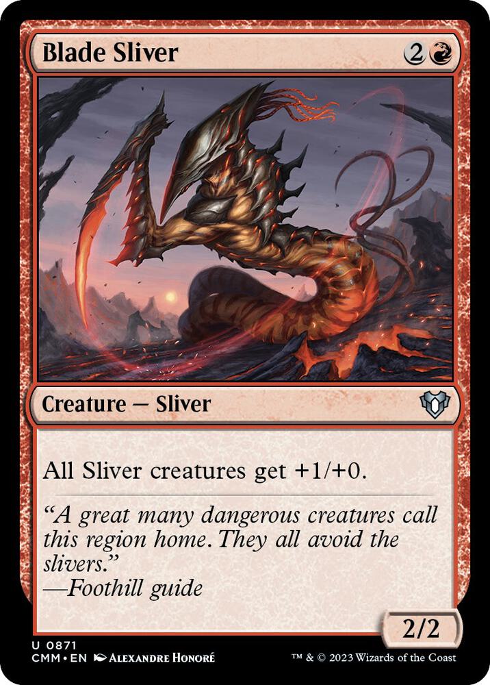 Blade Sliver [Commander Masters] 871