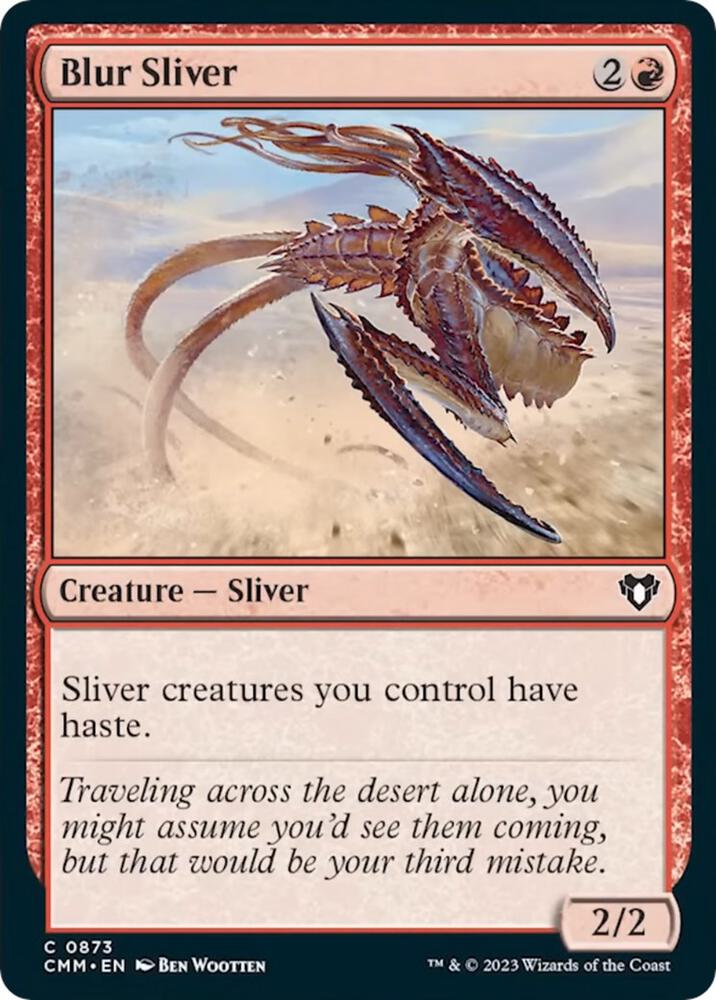 Blur Sliver [Commander Masters] 873