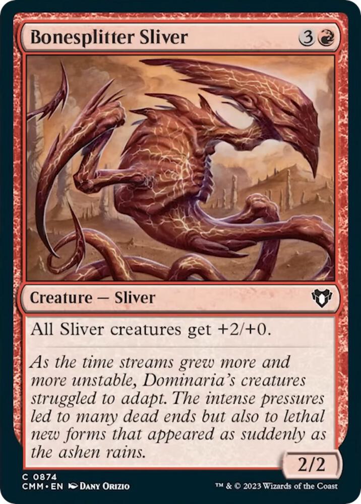 Bonesplitter Sliver [Commander Masters] 874