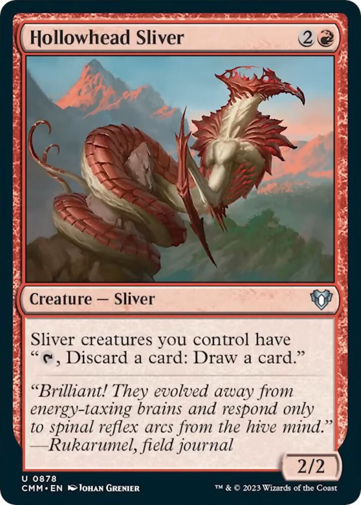 Hollowhead Sliver [Commander Masters] 878