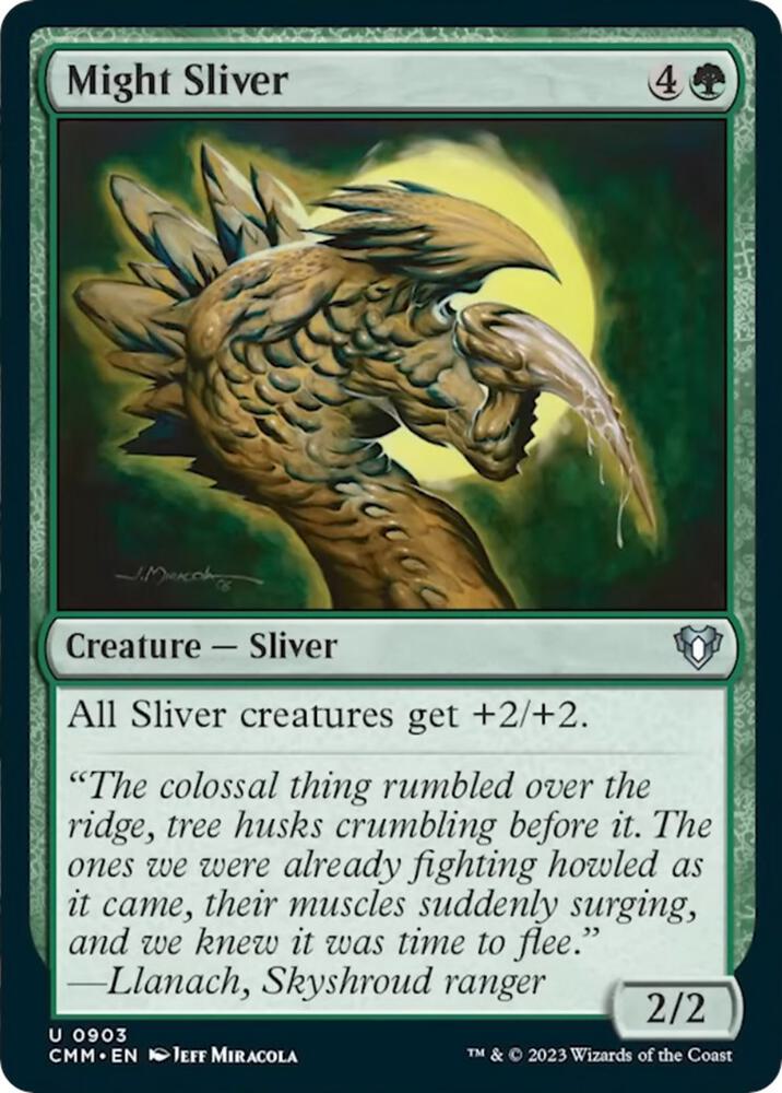 Might Sliver [Commander Masters] 903