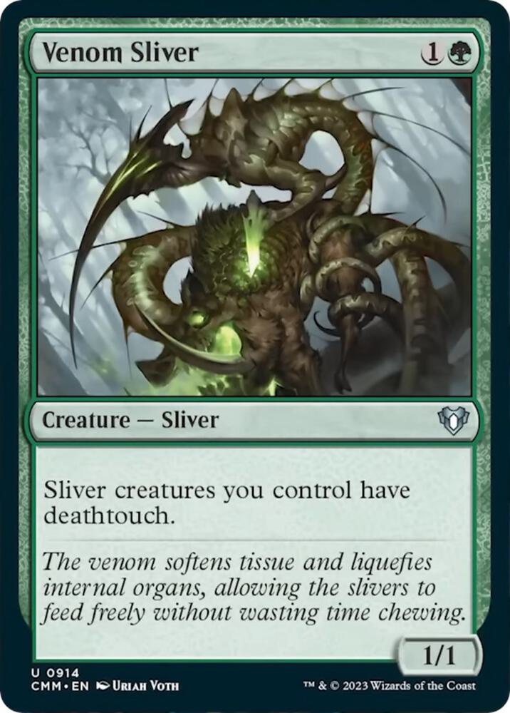 Venom Sliver [Commander Masters] 914
