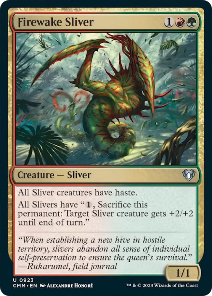 Firewake Sliver [Commander Masters] 923