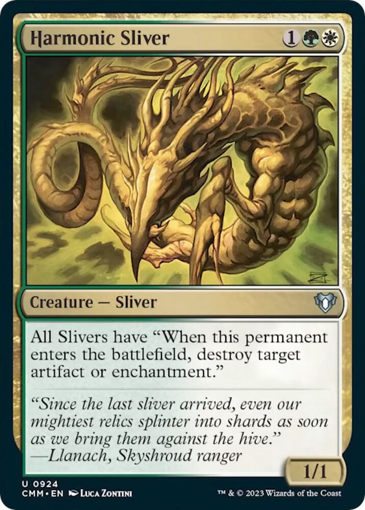 Harmonic Sliver [Commander Masters] 924