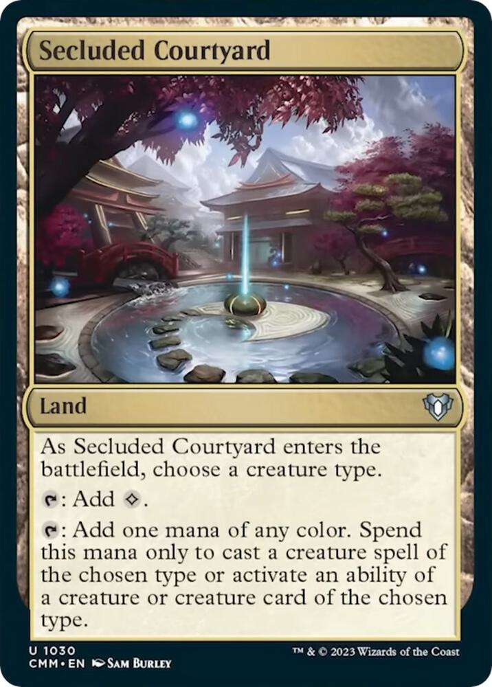 Secluded Courtyard [Commander Masters] 1030