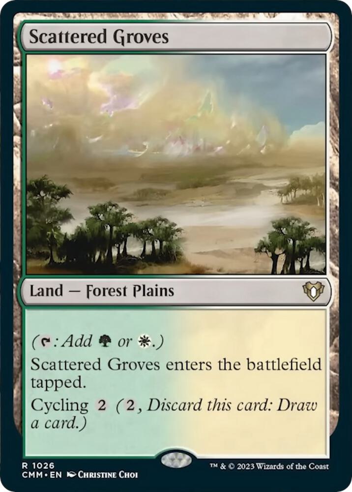 Scattered Groves [Commander Masters] 1026
