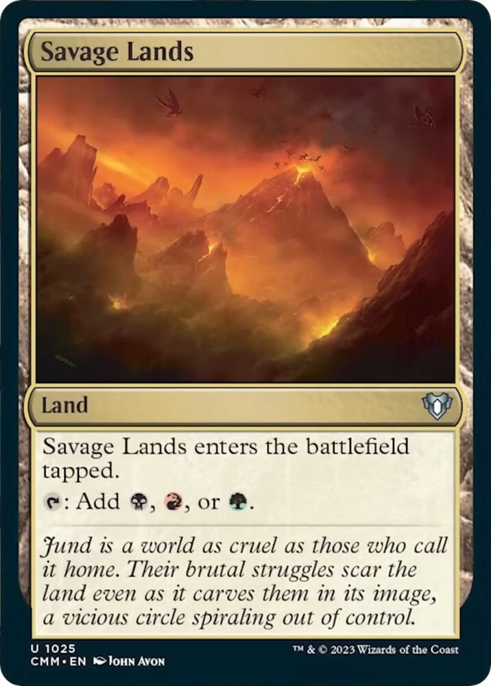 Savage Lands [Commander Masters] 1025