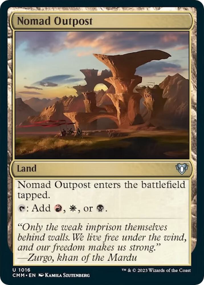 Nomad Outpost [Commander Masters] 1016
